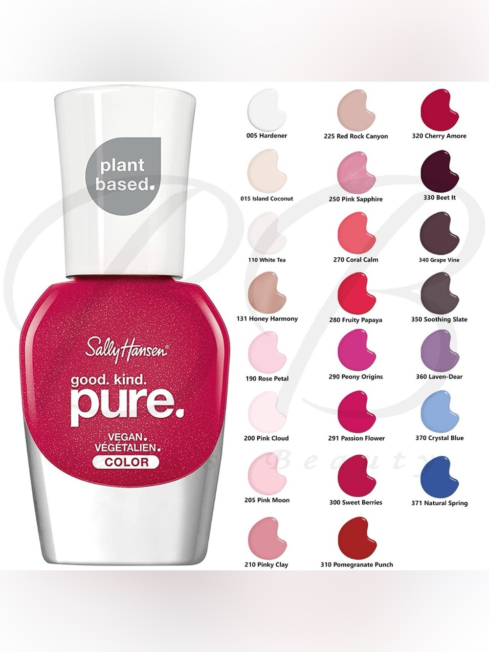 Sally Hansen Good.Kind. Pure Nail Polish, Set of 4, Colors May Vary - Picture 2 of 7